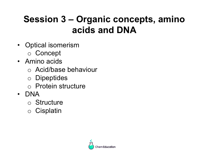 AQA A level chemistry (New Spec 2016) Amino acids, proteins and DNA revision powerpoint presentation