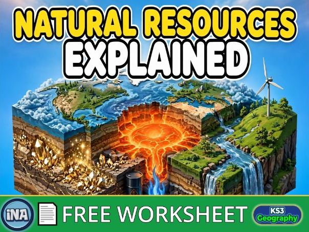 Natural Resources - FREE KS3 Geography Worksheet