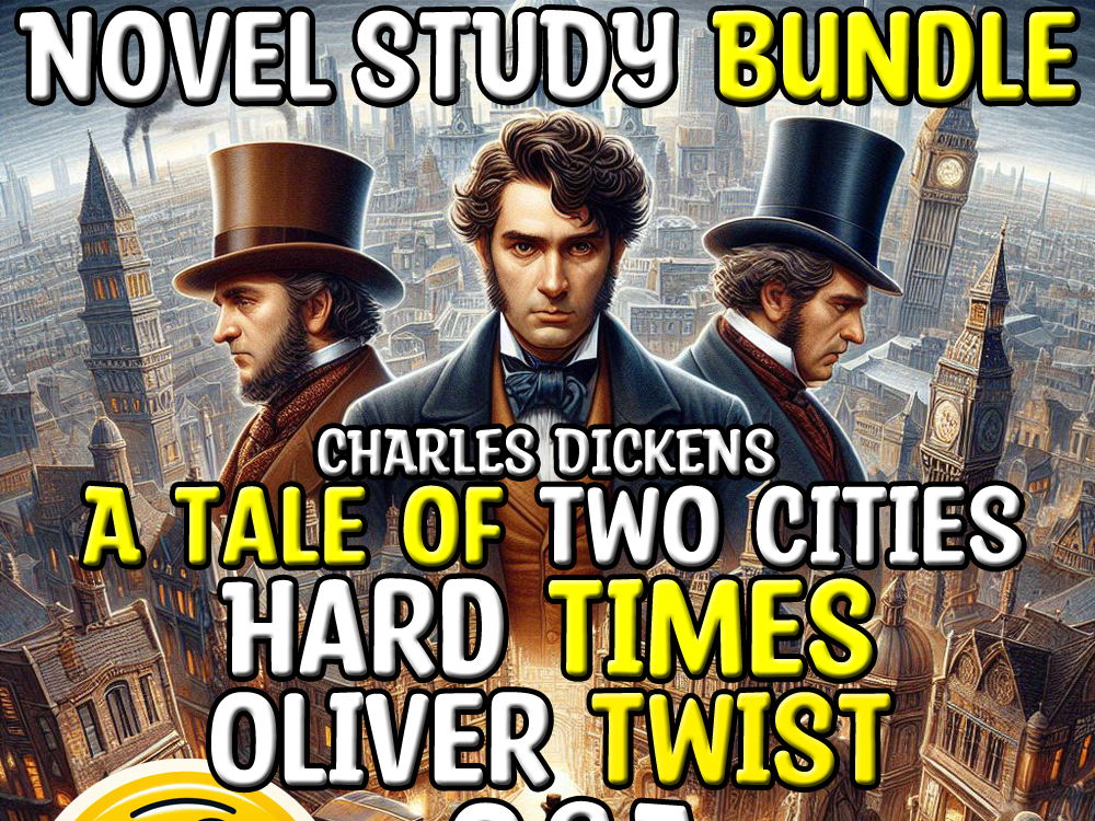A Tale of Two Cities & Hard Times & Oliver Twist Q&A Analysis Bundle