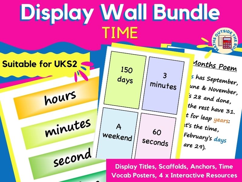 Time Wall Display Bundle (UKS2)