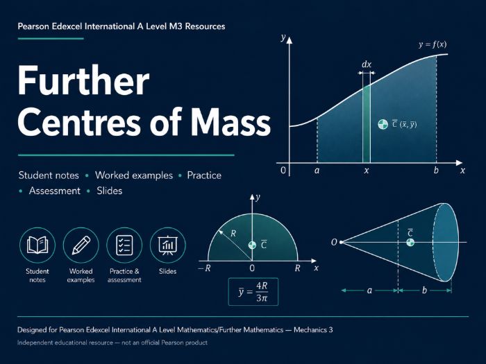 05 - Further Centres of Mass Teacher Pack - Edexcel International A-Level Maths Mechanics 3 (M3)