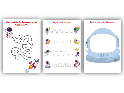 Space Themed Activity Booklet