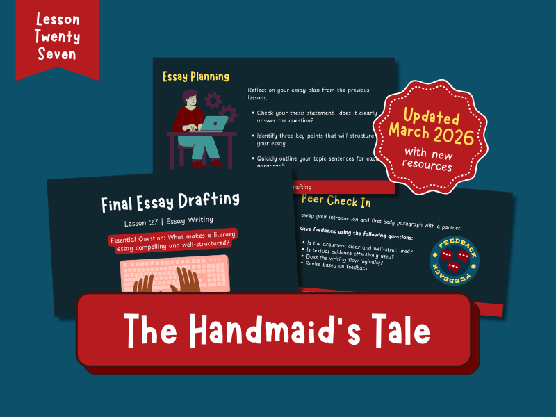 The Handmaid's Tale (L27) Summative Assessment