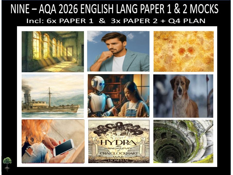 NINE - AQA PAPER 1 & 2 | 2026 FULL MOCKS | Q4 PLAN