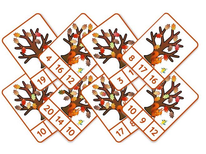 The Leaf Thief Counting Clip Cards