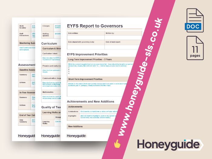 EYFS Report to Governors