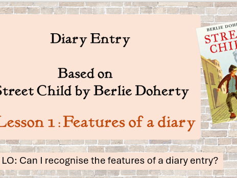 Features of a Dairy (Based on the book Street Child)