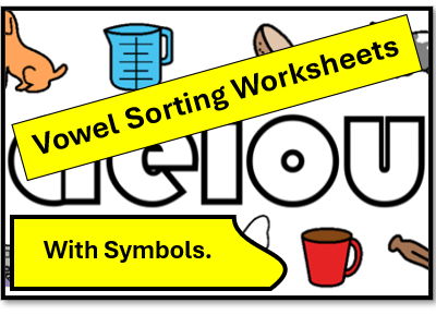 Vowel Sorting with Symbols KS1 and SEND