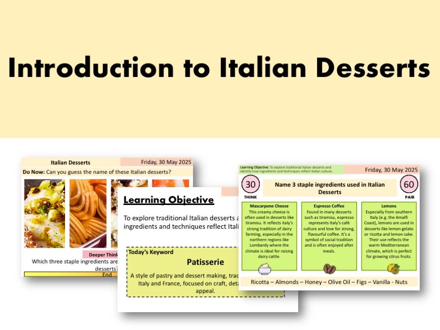 Introduction to Italian Desserts