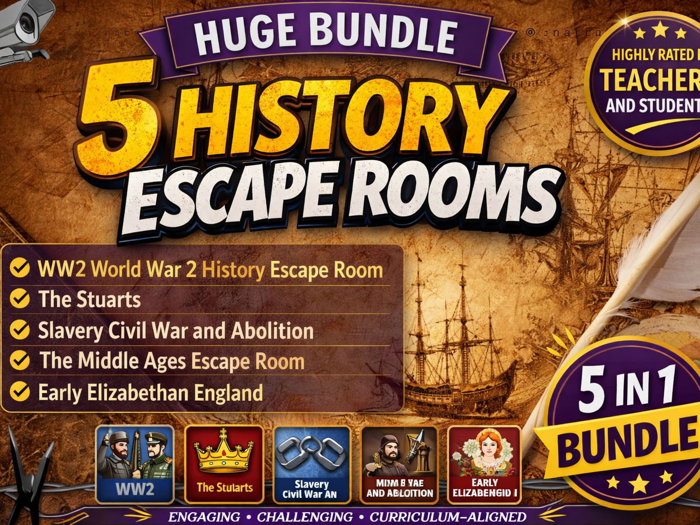 History Escape Rooms - End of Year