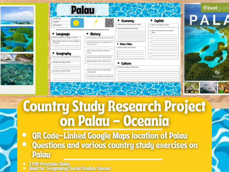 Country Study Research Project - Palau - Social Studies Report - Oceania