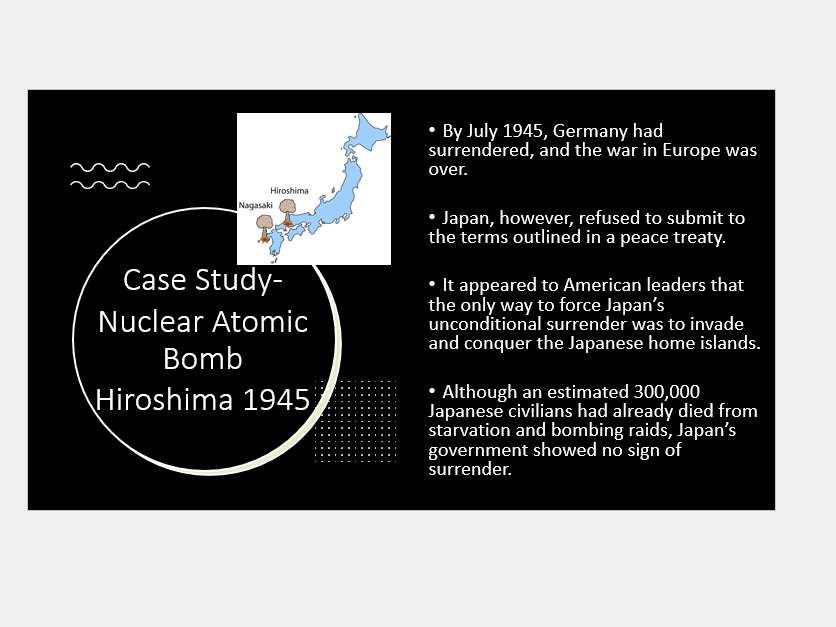 Weapons of Mass Destruction (WMD); Nuclear Weapons