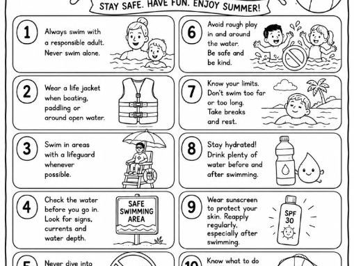 Staying Safe Colouring Sheets- Water safety, fire safety, road safety