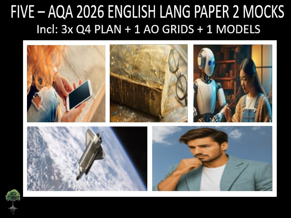 FIVE - AQA PAPER 2 | 2026 FULL MOCKS | MODELS | Q4 PLAN | AO GRIDS