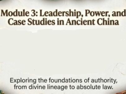 Ancient China – Leadership, Power and Case Studies (Year 7 History) + Activities