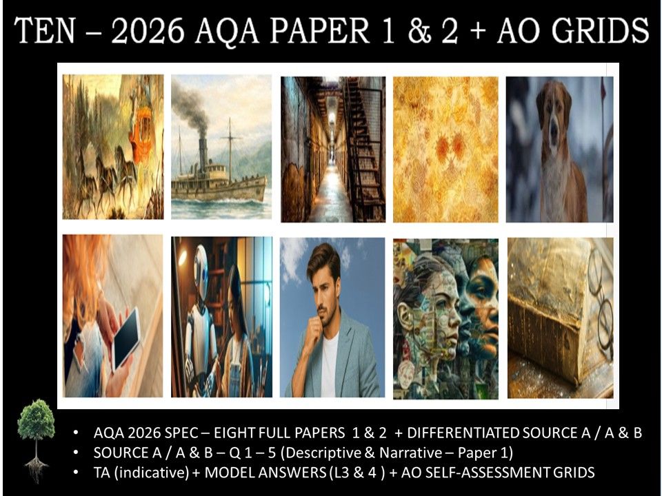 TEN - NEW PAPER 1 & 2 | 2026 FULL MOCK | + AO GRIDS