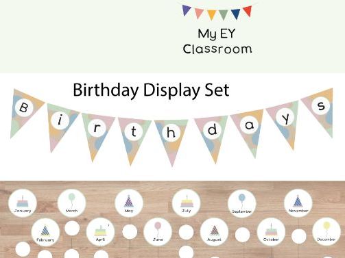 Birthday Classroom Display – Early Years
