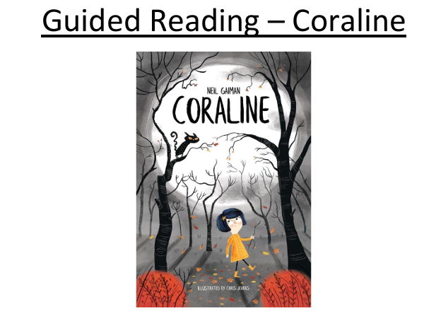 Coraline Guided Reading / Reading for Pleasure Scheme of Work SOW KS3