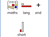 Maths sorting long and short