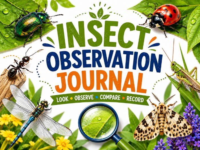 Insect Observation Journal | Insect Science Worksheets & Nature Study | Kindergarten–2nd Grade