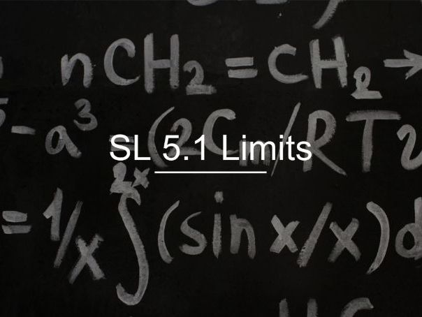 IB Math AI SL 5.1 - Limits