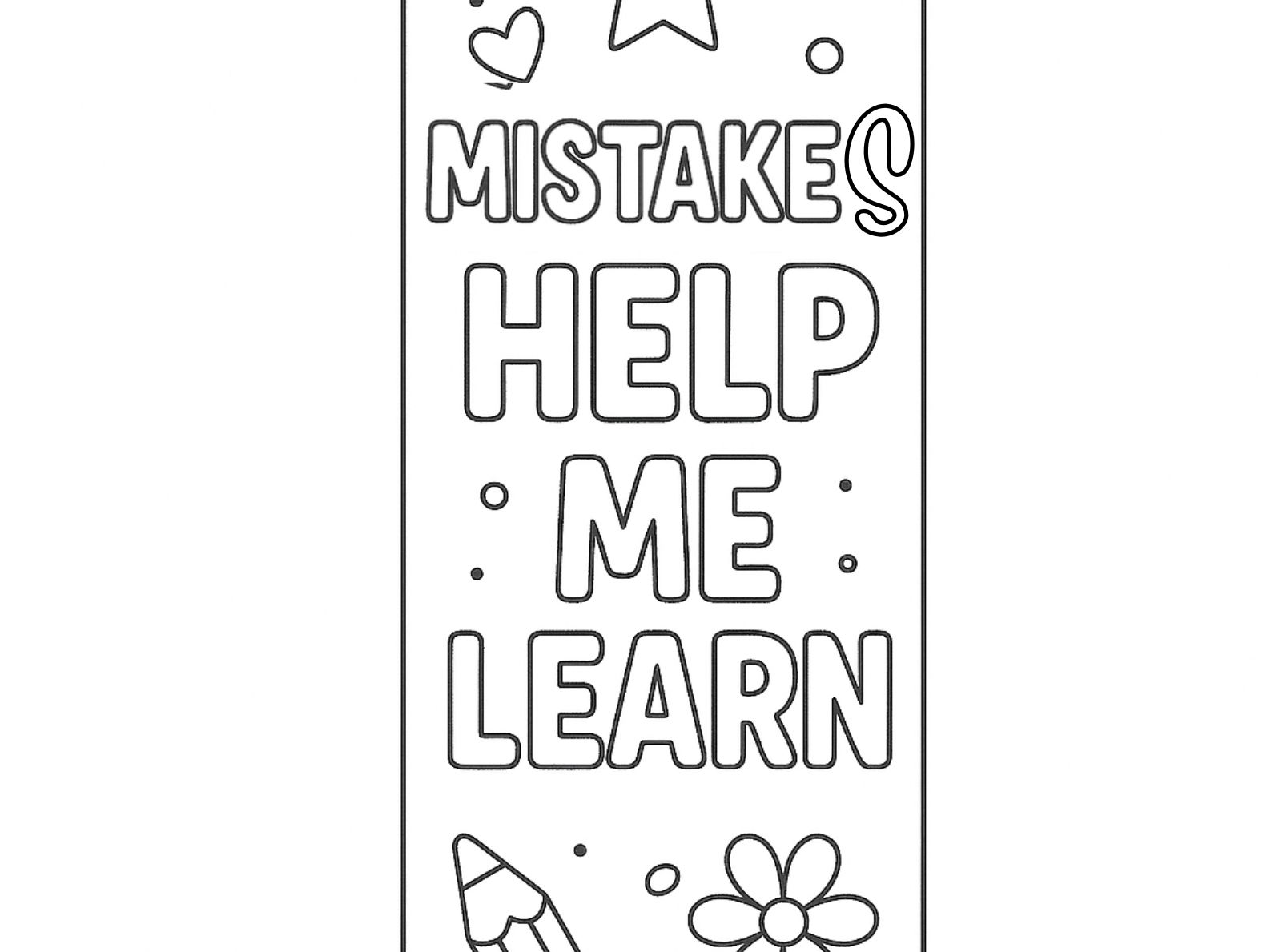Bundle of 5 Growth Mindset Bookmarks
