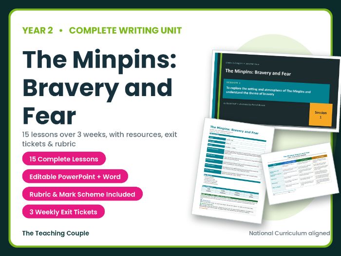 The Minpins: Bravery and Fear | Year 2 English Unit