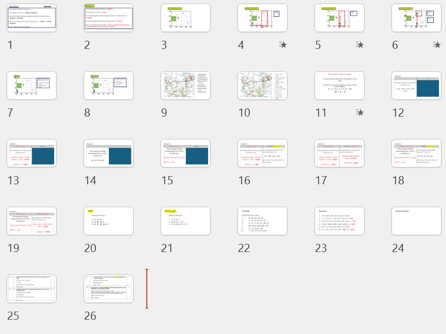 Geography Skills Booster: 4-Figure Grid References & Mean (GCSE Prep or Intervention))