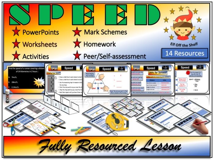 Forces - Speed Fully Resourced Lesson KS3
