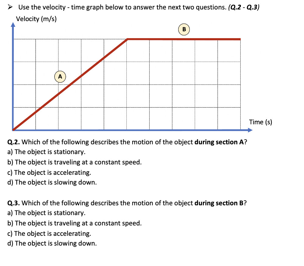 Motion Graphs (Velocity Time Graphs) - Worksheet  Printable and For Velocity Time Graph Worksheet Answers