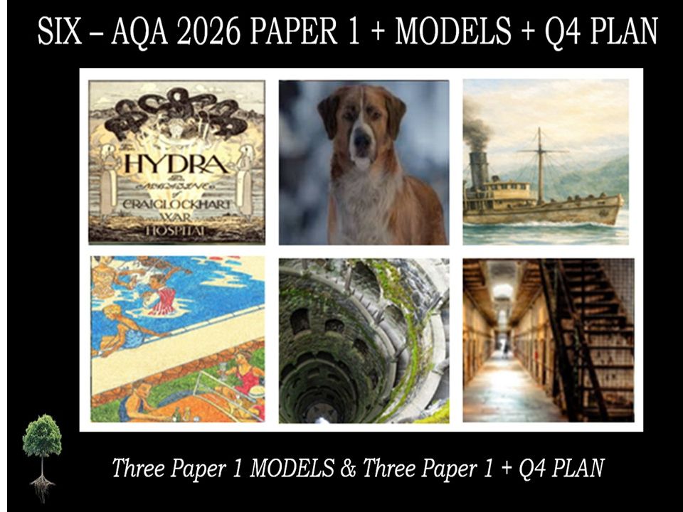 SIX - AQA PAPER 1 | 2026 FULL MOCKS | MODELS | Q4 PLAN