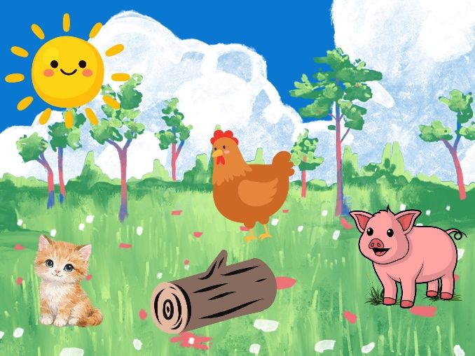 Spring CVC Word Spot and Write – Phase 2 Phonics (Choose from 2 Spring Scenes)