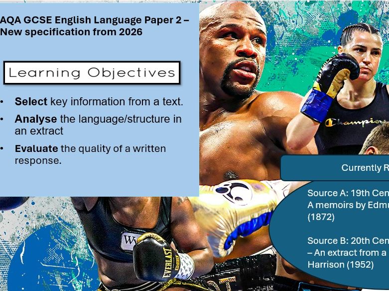 AQA GCSE English Language Paper 2 - NEW Specification (2026 onwards)