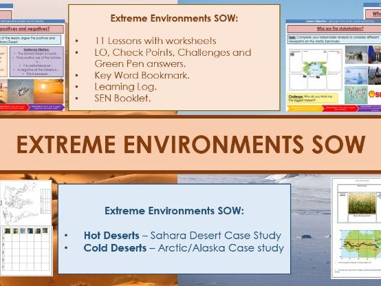 KS3 Extreme Environments SOW