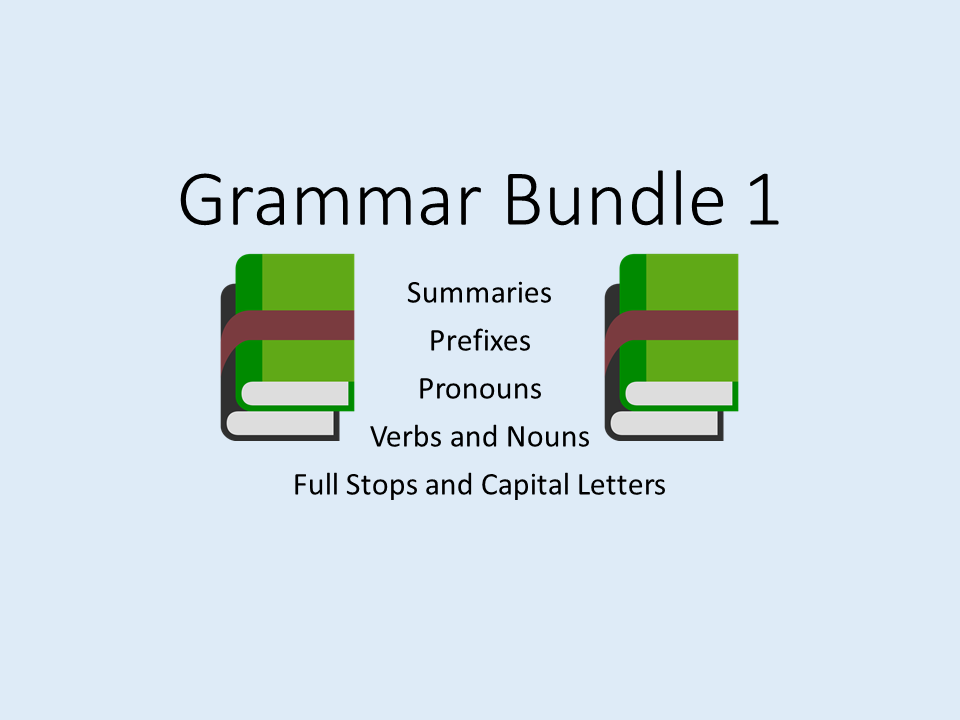 English Grammar KS3 Bundle 1