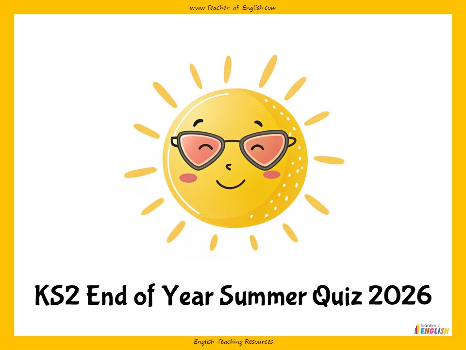 2026 End of Year Summer Quiz for KS2
