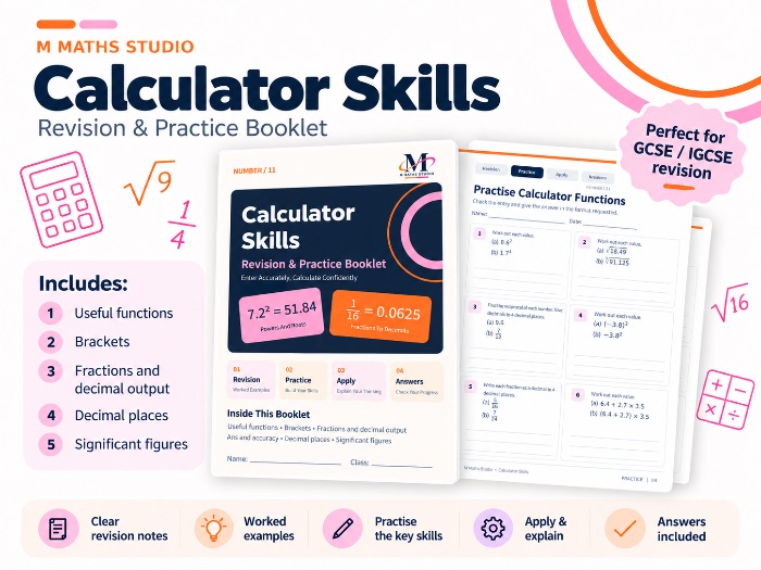 Calculator Skills | Revision Booklet
