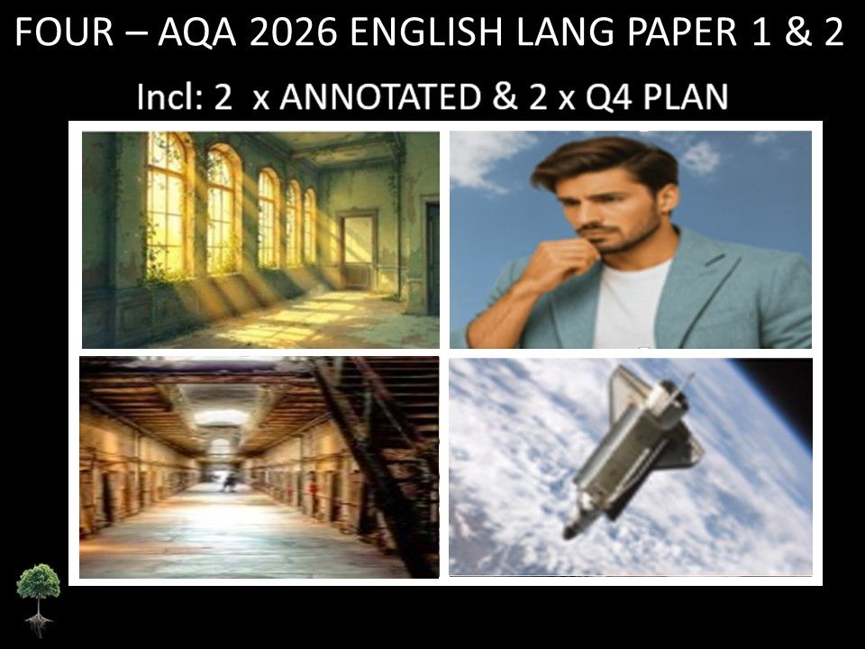 FOUR - AQA PAPER 1 & 2| 2026 FULL MOCKS | ANNOTATED | Q4 PLAN