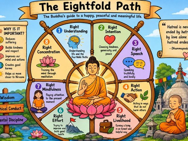Y7: KS3 CATHOLIC RED: Encounter (World Faith: Dharmic) - L5: The Eightfold Path