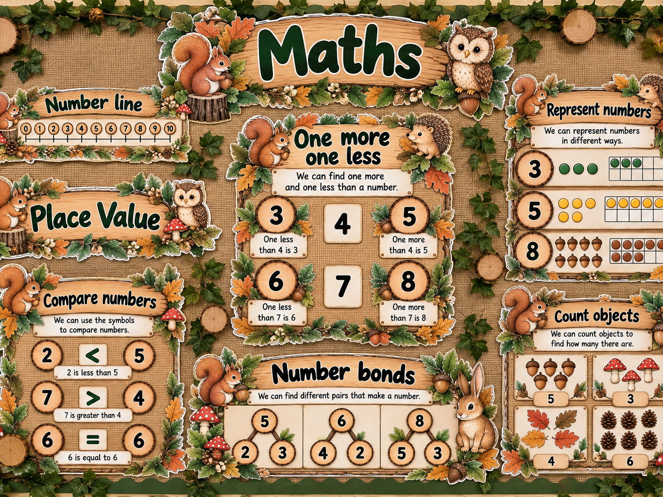 Year 1 Autumn Term Maths Display Pack