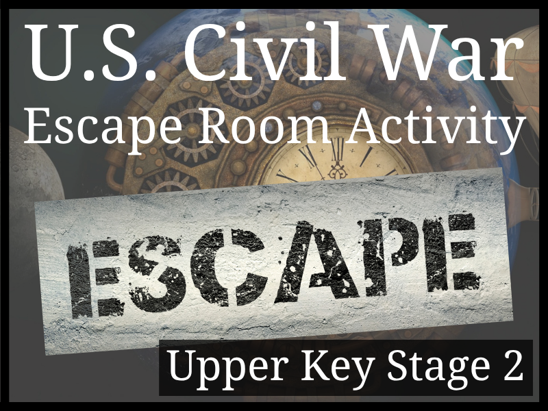 American Civil War Escape Room Activity