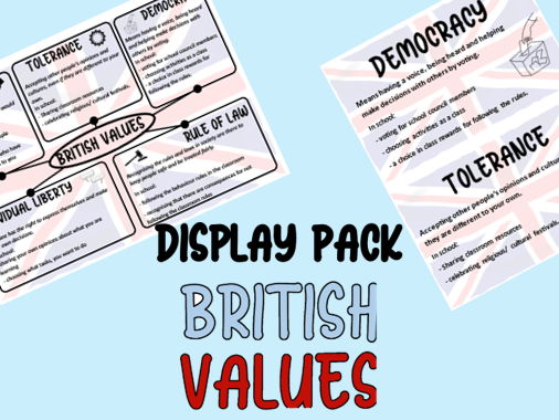 British Values Display Pack