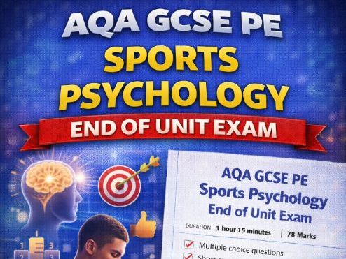 AQA GCSE PE Sports Psychology End of Unit Exam