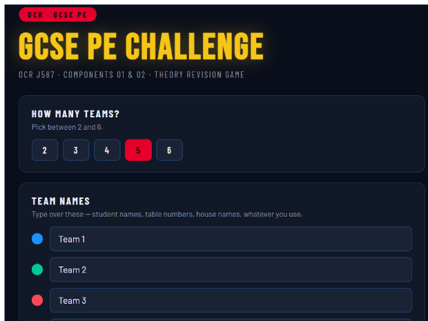 GCSE PE Revision Game Show | Interactive Retrieval Practice | ALL EXAM BOARDS
