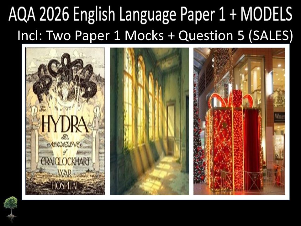 Two AQA 2026 English Language Paper 1 | MODELS + Q5 (SALES)