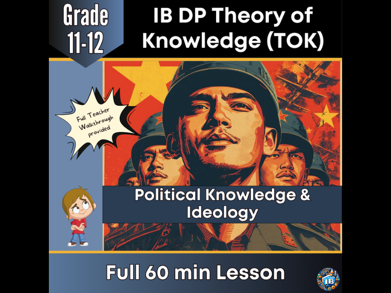 IB DP Theory of Knowledge (TOK): Political Knowledge, Ideology and Propaganda – Full Lesson 2026