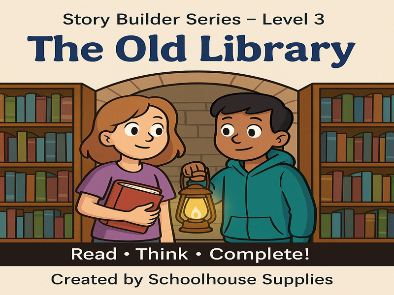 Story Builder Series – Level 3: The Old Library (30 Units)
