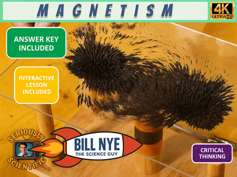Bill Nye Magnetism Worksheet with Answer Key | 4K Full Episode