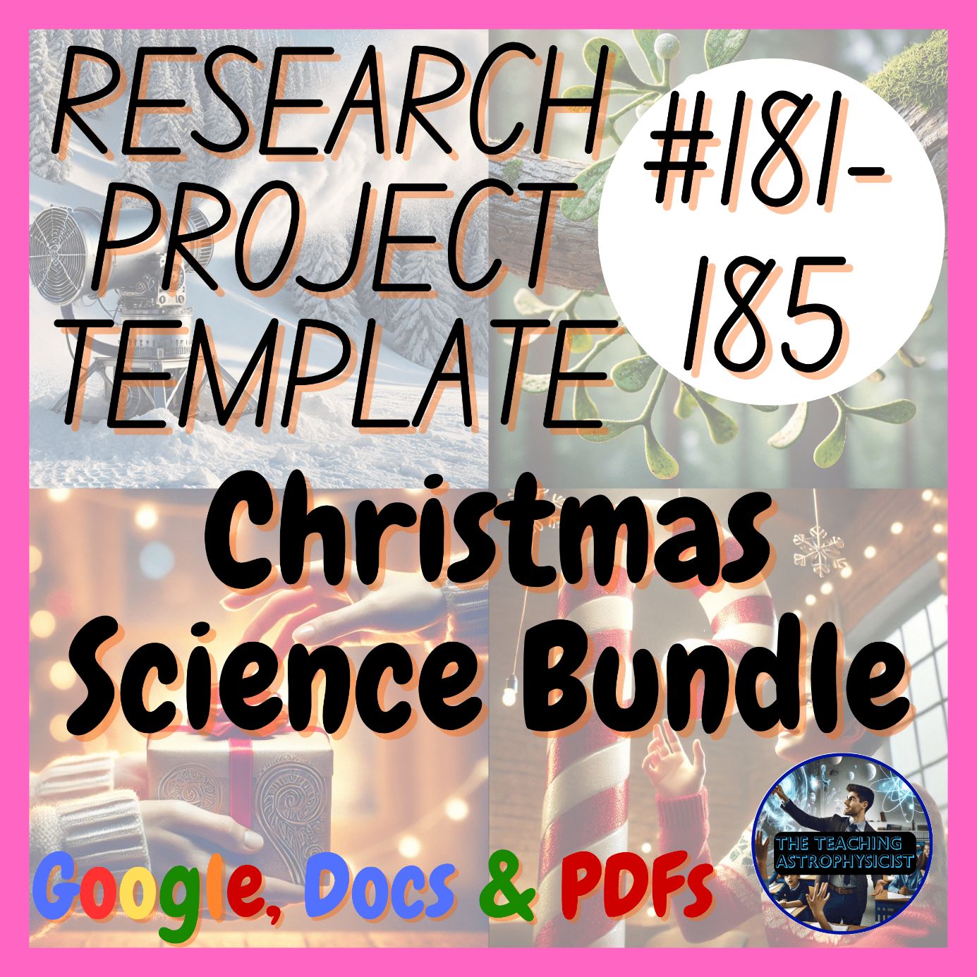 Christmas Science | 5 Research Project Templates Bundle | Digital + Printable