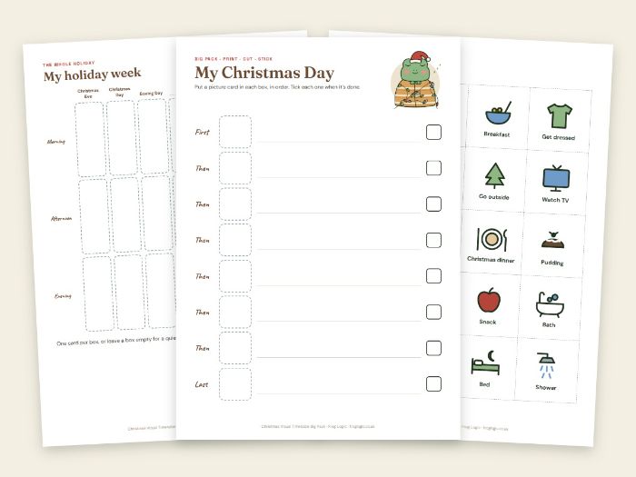 Christmas Visual Timetable Pack - Autism SEN
